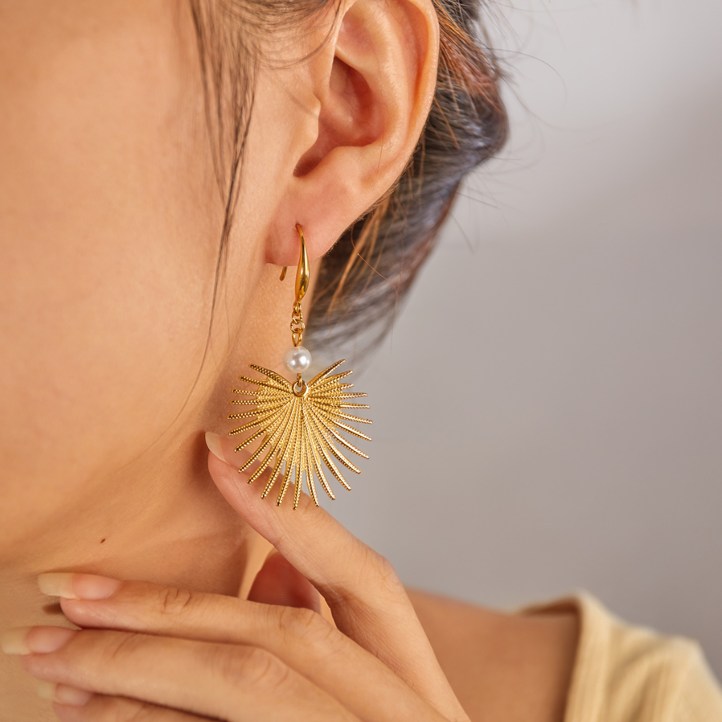 Titanium Steel French Tassel Earrings