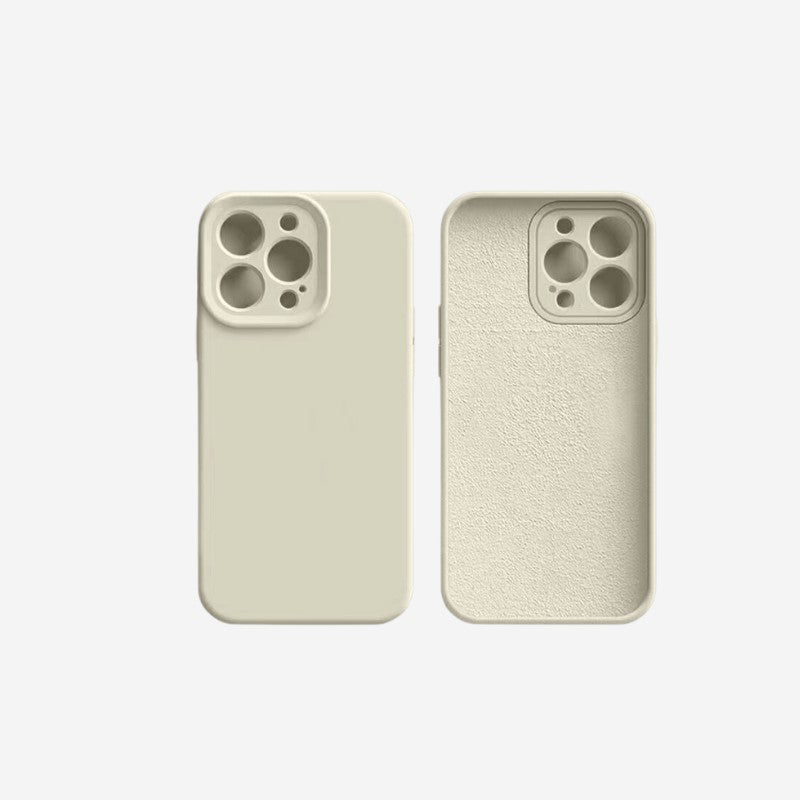 Classic White Soft Silicone Phone Case