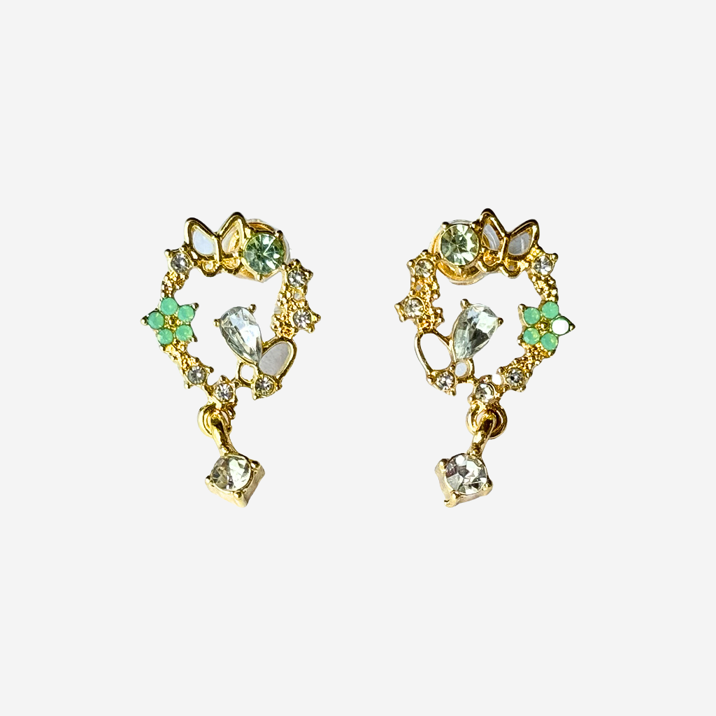 Enchanted Blossom Gold-Plated Earrings