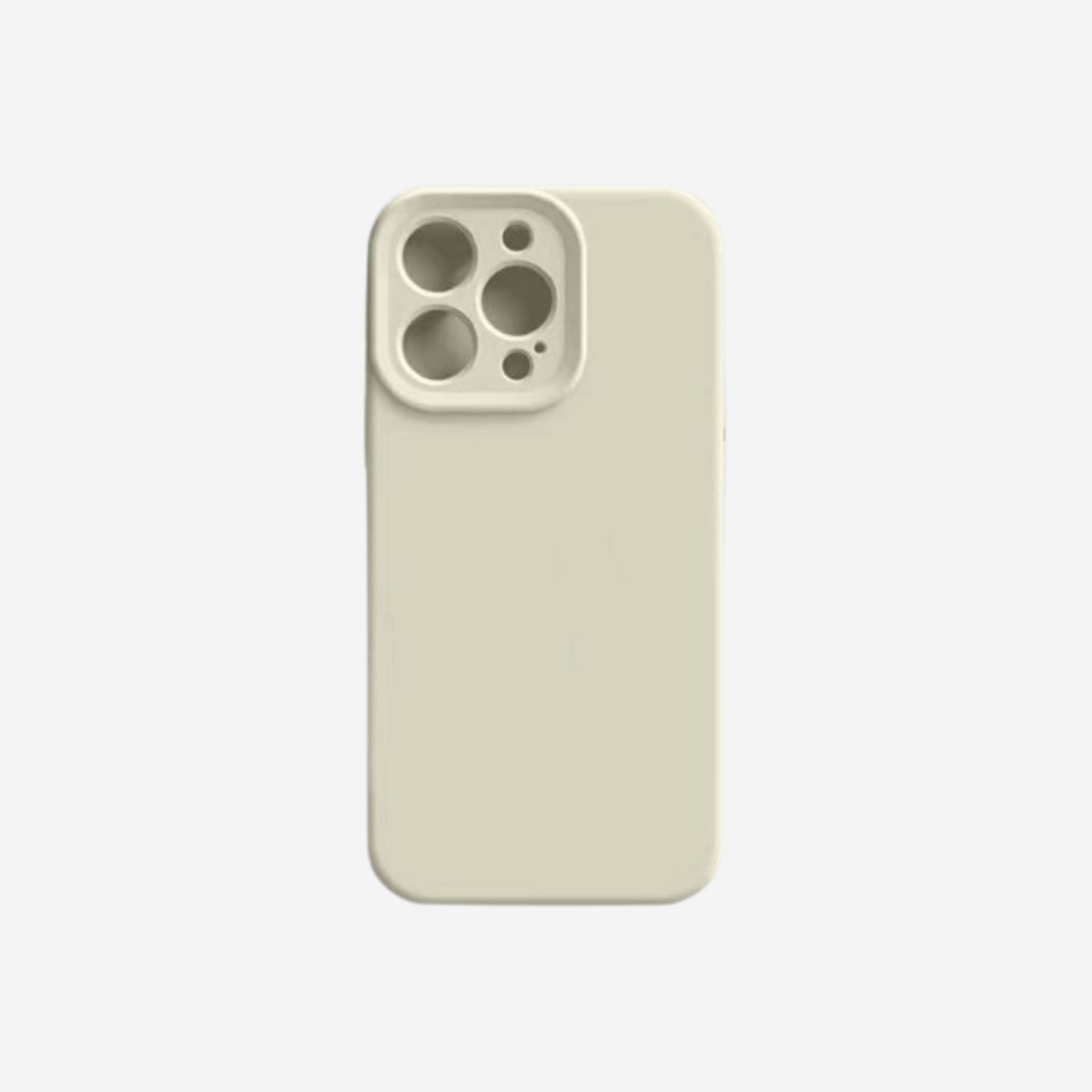 Classic White Soft Silicone Phone Case